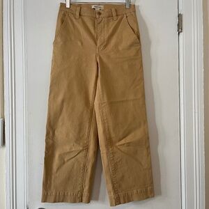 Madewell Cropped Jeans in Caramel